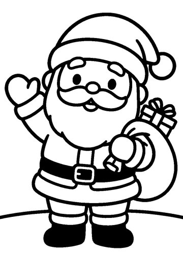 Sample page 1 from Santa & Snowmen